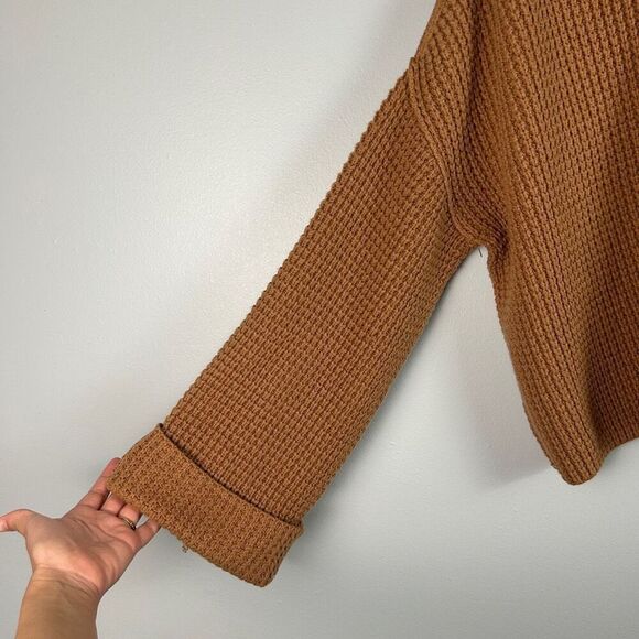 Free People Park City Chunky Oversized Bell Sleeve Sweater - Picture 4 of 6